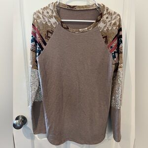 Adirondack Sparkle Top with Measurements in Pics